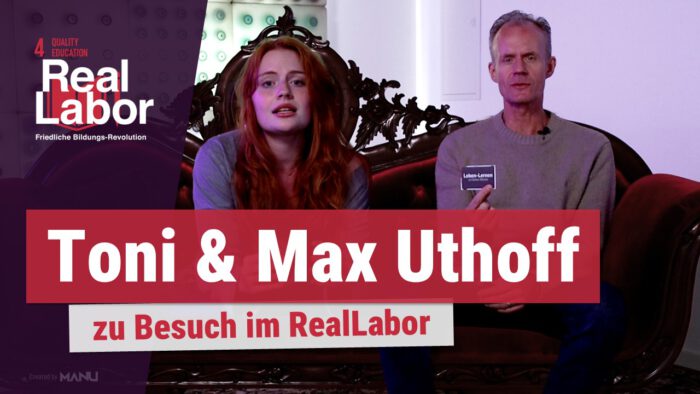 Toni & Max Uthoff zu Besuch im RealLabor